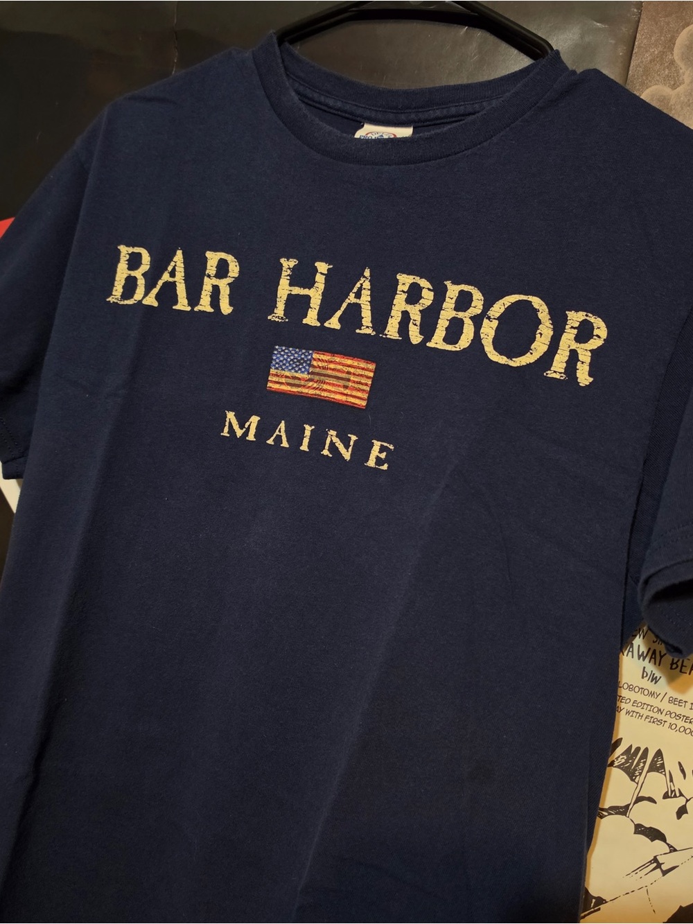Vintage 2000s style bar harbor Maine shirt